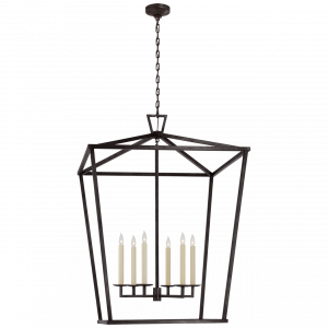 Люстра Visual Comfort Darlana XXL Lantern Aged Iron