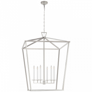 Люстра Visual Comfort Darlana XXL Lantern Polished Nickel