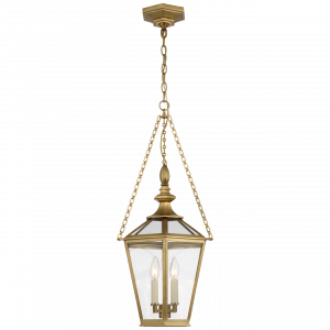 Люстра Visual Comfort Evaline Small Lantern Antique Brass