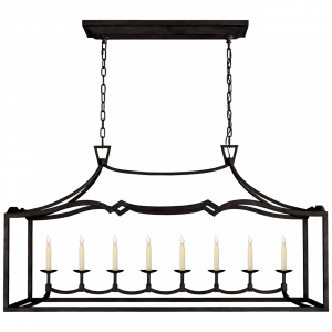 Люстра Visual Comfort Fancy Darlana Large Linear Pendant Aged Iron