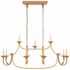 Люстра Visual Comfort Flemish Large Linear Pendant Gilded Iron