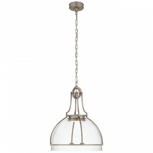 Люстра Visual Comfort Gracie Large Dome Pendant Antique Nickel