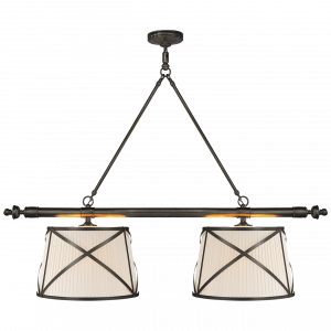 Люстра Visual Comfort Grosvenor Linear Double Pendant Bronze