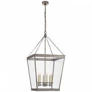 Люстра Visual Comfort Launceton Large Square Lantern Antique Nickel