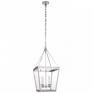 Люстра Visual Comfort Launceton Medium Square Lantern Polished Nickel