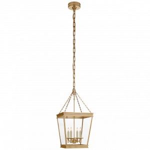 Люстра Visual Comfort Launceton Small Square Lantern Antique Brass