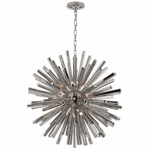 Люстра Visual Comfort Lawrence Medium Sputnik Chandelier Polished Nickel