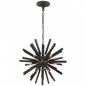 Люстра Visual Comfort Lawrence Small Sputnik Chandelier Aged Iron