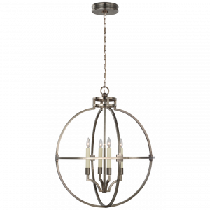 Люстра Visual Comfort Lexie 30" Globe Lantern Antique Nickel