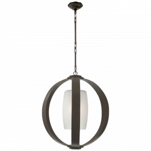 Люстра Visual Comfort Metal Banded Large Lantern Aged Iron