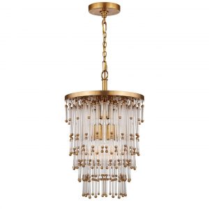 Люстра Visual Comfort Mia Small Chandelier Antique Brass