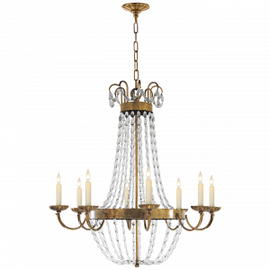 Люстра Visual Comfort Paris Flea Market Large Chandelier Antique Brass