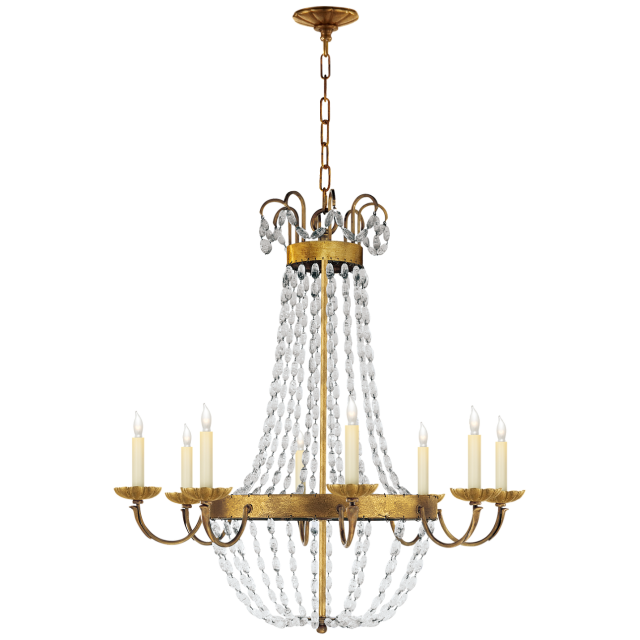 Люстра Visual Comfort Paris Flea Market Large Chandelier Gilded Iron