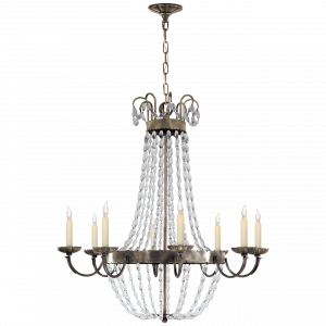 Люстра Visual Comfort Paris Flea Market Large Chandelier Sheffield Silver