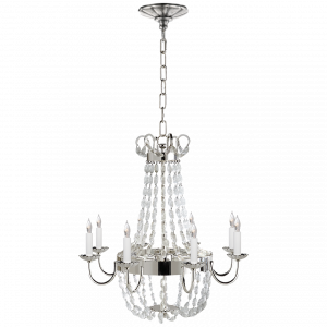 Люстра Visual Comfort Paris Flea Market Medium Chandelier Polished Silver