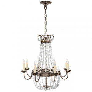 Люстра Visual Comfort Paris Flea Market Medium Chandelier Sheffield Silver
