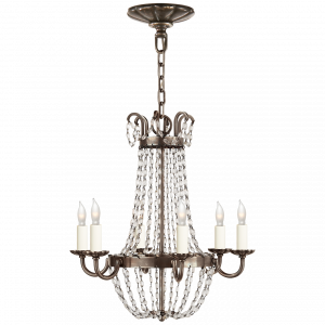 Люстра Visual Comfort Petite Paris Flea Market Chandelier Sheffield Silver
