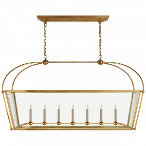 Люстра Visual Comfort Plantation Large Linear Pendant Antique Brass