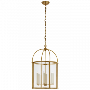 Люстра Visual Comfort Plantation Medium Round Lantern Antique Brass
