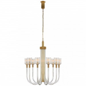 Люстра Visual Comfort Reverie Medium Single Tier Chandelier Antique Brass