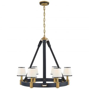 Люстра Visual Comfort Riley Medium Ring Chandelier Navy