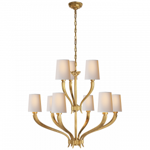 Люстра Visual Comfort Ruhlmann 2-Tier Chandelier Antique Brass