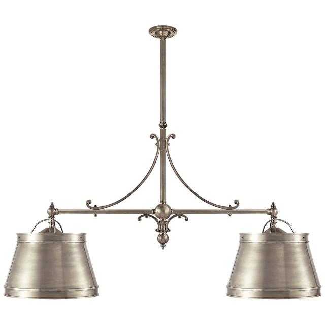 Люстра Visual Comfort Sloane Double Shop Pendant Antique Nickel