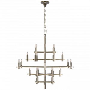 Люстра Visual Comfort Sonnet Large Chandelier Polished Nickel