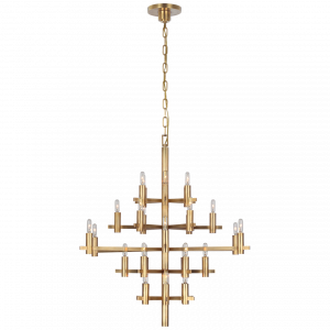 Люстра Visual Comfort Sonnet Medium Chandelier Antique Brass