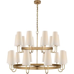 Люстра Visual Comfort Venini Large Chandelier Antique Brass