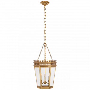 Люстра Visual Comfort Warwick Medium Lantern Antique Brass