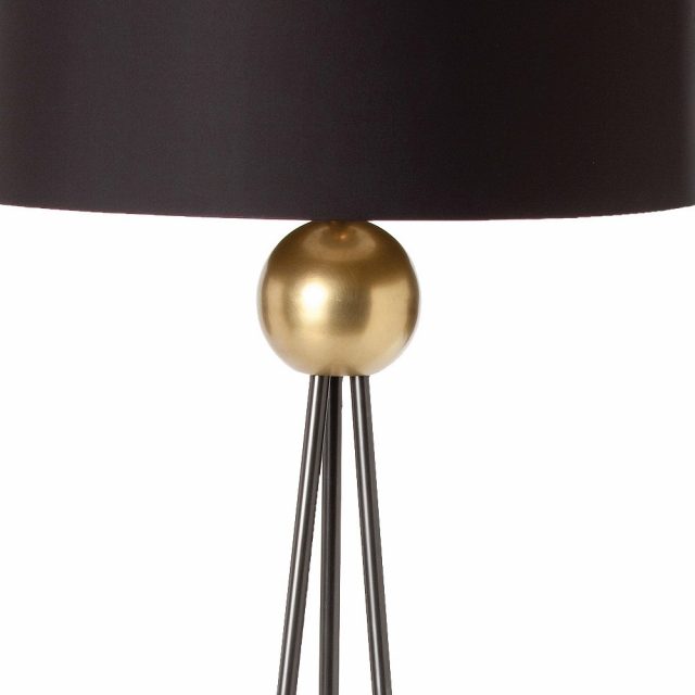 Напольная лампа ARTERIORS HADLEY FLOOR LAMP BLACK/GOLD