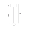 Напольная лампа HEATHFIELD&Co DAKOTA BRONZE FLOOR LAMP