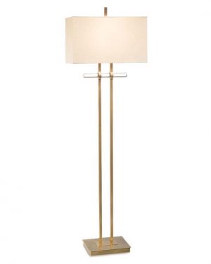 Напольная лампа John-Richard Brass and Glass Floor Lamp