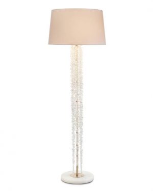 Напольная лампа John-Richard Cascading Crystal Waterfall Floor Lamp