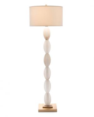 Напольная лампа John-Richard Crisscross Stacked Alabaster Floor Lamp