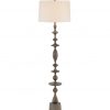 Напольная лампа John-Richard Matte Black Baluster Floor Lamp
