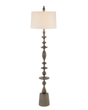 Напольная лампа John-Richard Matte Black Baluster Floor Lamp