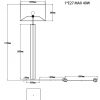 Напольная лампа Liang and Eimil NORMAN FLOOR LAMP NICKEL