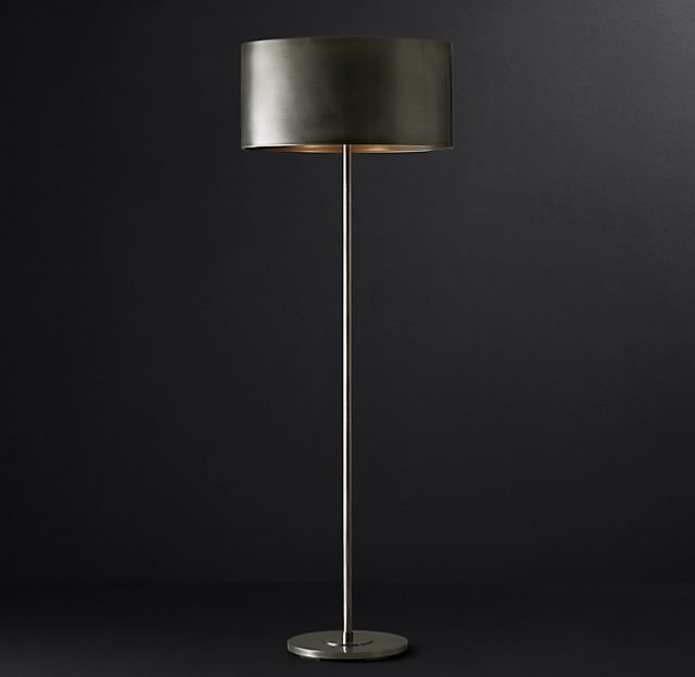 Напольная лампа Restoration Hardware ANTIQUED DRUM FLOOR LAMP