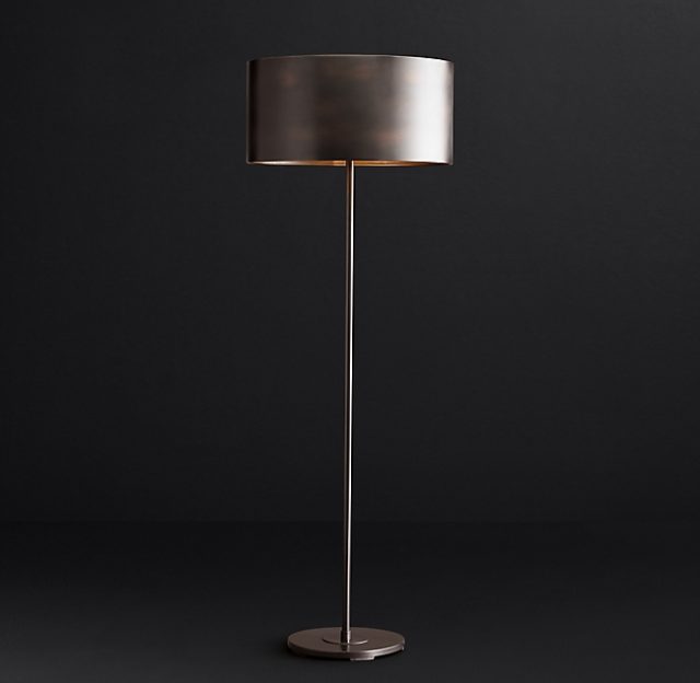 Напольная лампа Restoration Hardware ANTIQUED DRUM FLOOR LAMP
