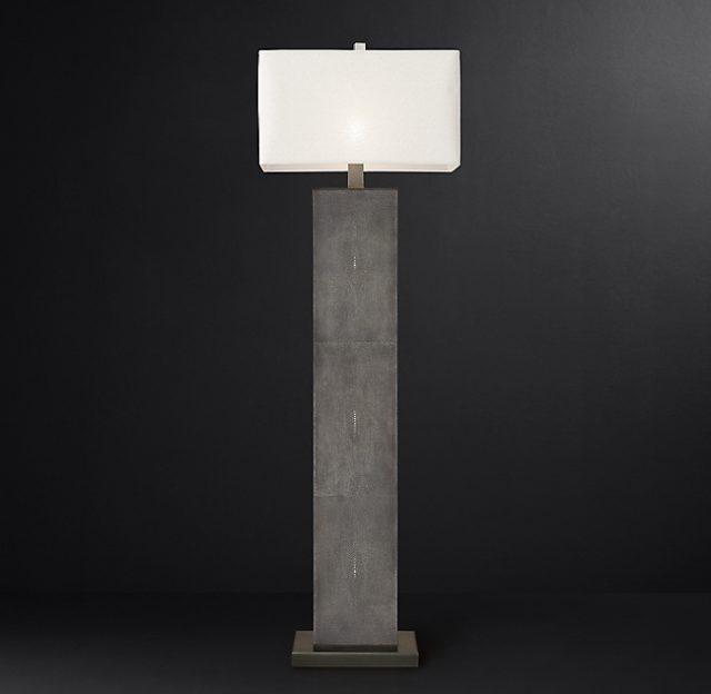 Напольная лампа Restoration Hardware DELANO SHAGREEN FLOOR LAMP