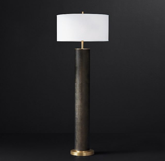 Напольная лампа Restoration Hardware DELANO SHAGREEN FLOOR LAMP