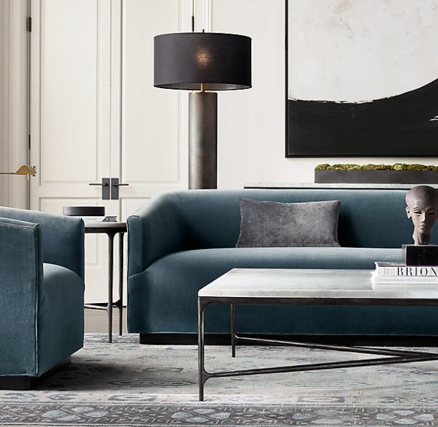 Напольная лампа Restoration Hardware DELANO SHAGREEN FLOOR LAMP