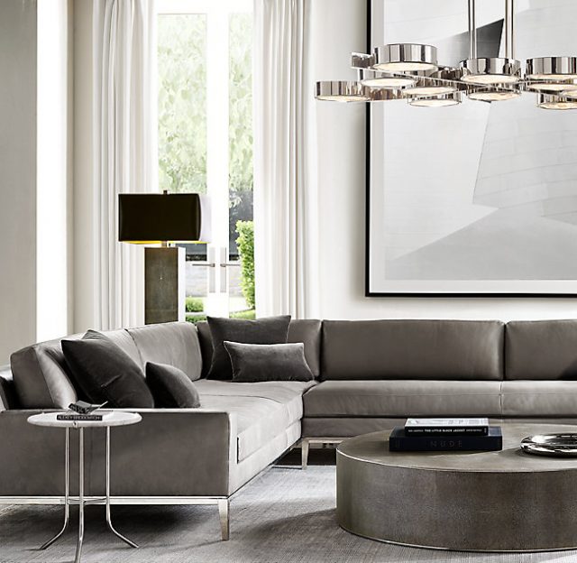 Напольная лампа Restoration Hardware DELANO SHAGREEN FLOOR LAMP