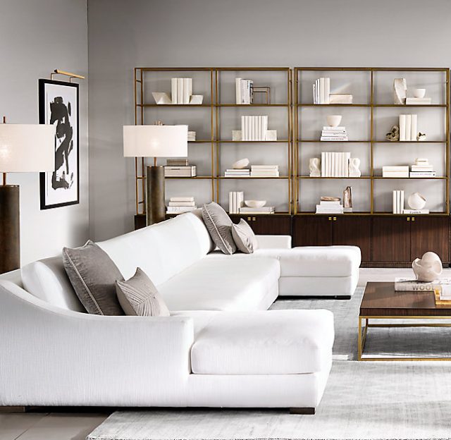 Напольная лампа Restoration Hardware DELANO SHAGREEN FLOOR LAMP