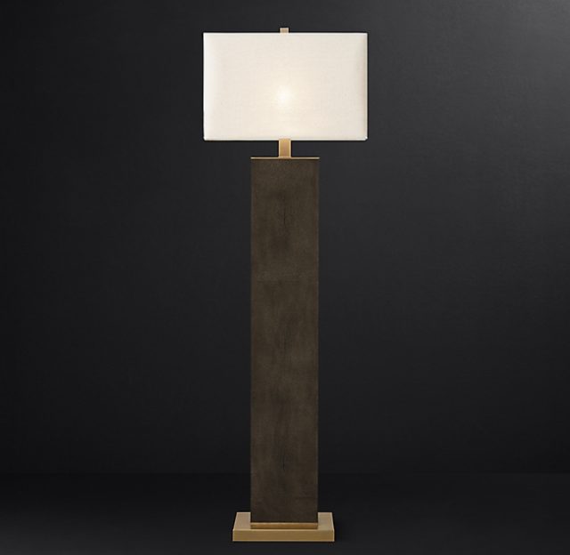 Напольная лампа Restoration Hardware DELANO SHAGREEN FLOOR LAMP