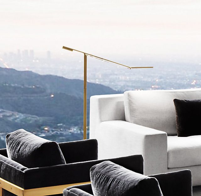 Напольная лампа Restoration Hardware EQUO LED FLOOR LAMP