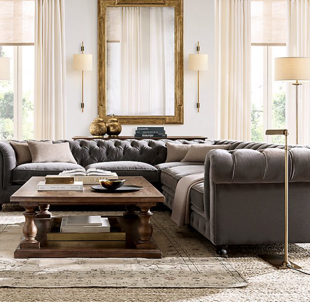 Напольная лампа Restoration Hardware FRENCH COLUMN FLOOR LAMP
