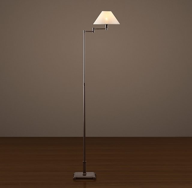 Напольная лампа Restoration Hardware PETITE CANDLESTICK FLOOR LINEN